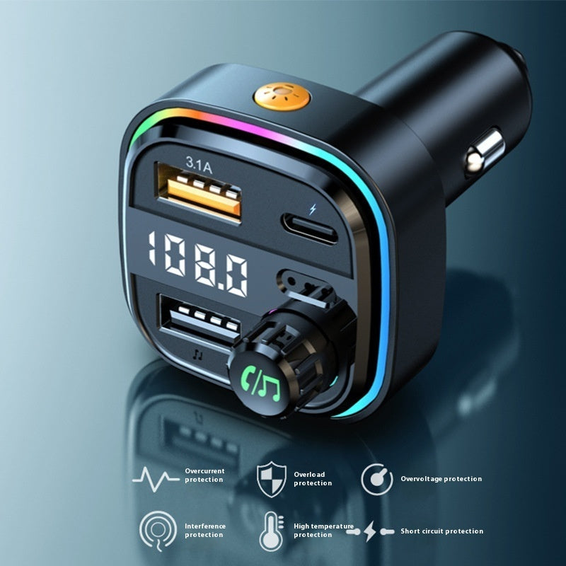 Bluetooth car transmitter/charger (music with bluetooth connection)